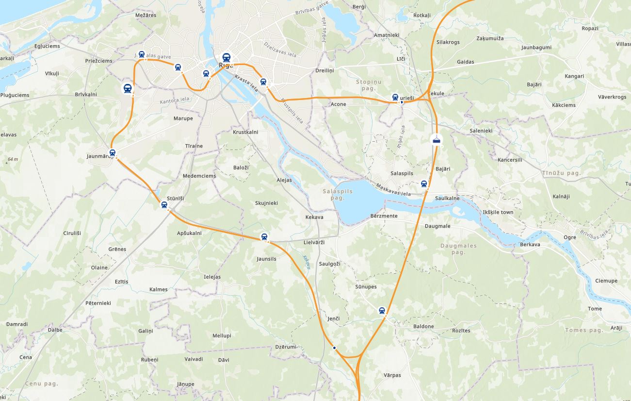 Скриншот с сайта info.railbaltica.org